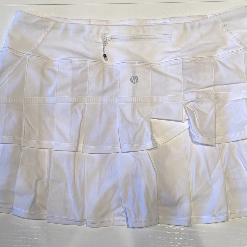 Lululemon white Pace Setter Skirt NWT 6